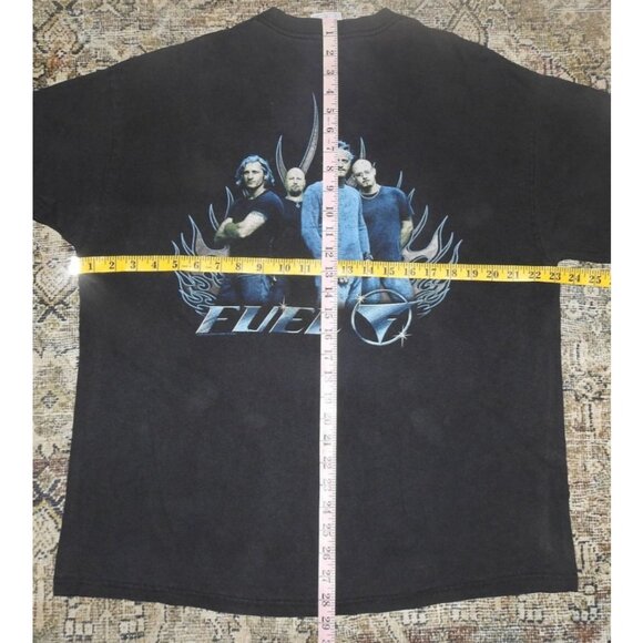 Vintage Y2K Fuel Band Double Sided Short Sleeve Band Tee T-Shirt Men's Size XL - Picture 7 of 7